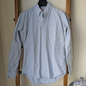Kamakura Shirts Men's Graham Marsh Vintage Ivy Oxford Popover Shirt - Size S